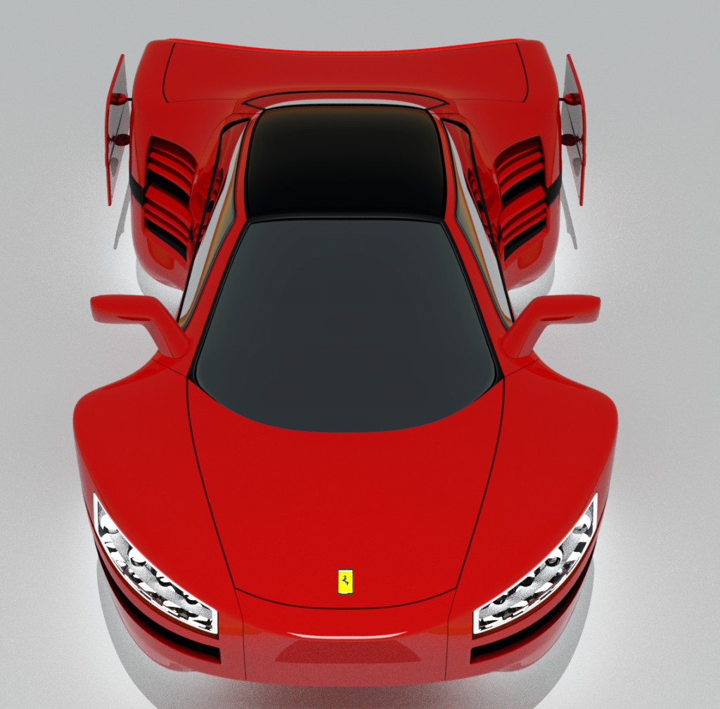 Ferrari ML1 concept car. (Maglev futuristic) preview image 1